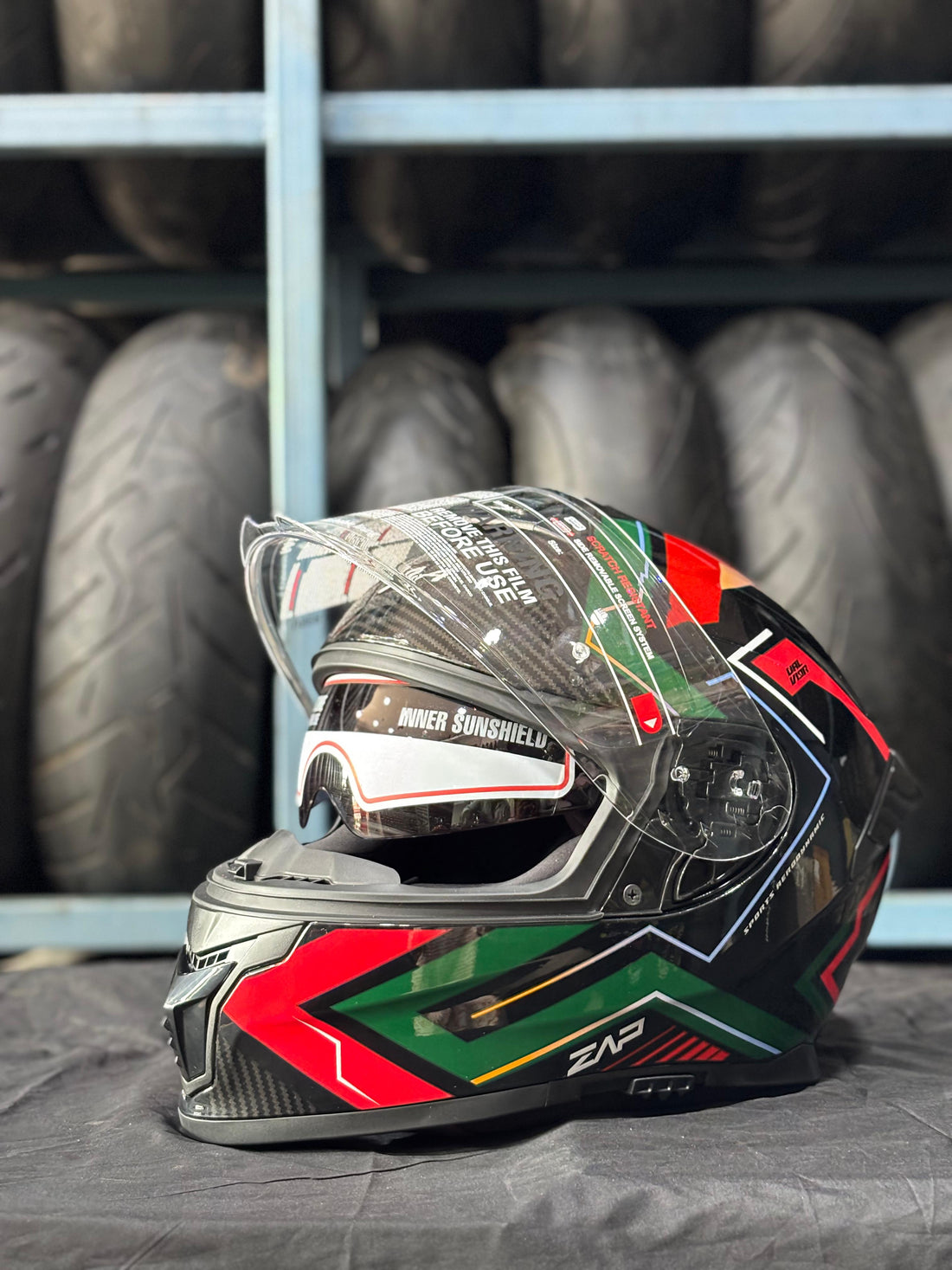 Vega Zap Full Face Bike Helmet